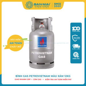 Giá Bình Gas Xám Petro Vietnam 12kg Mới Nhất