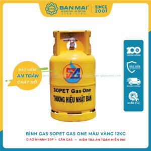 Bình Gas SOPET Vàng 12KG