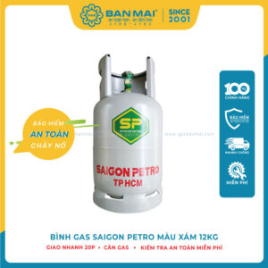 Giá Bình Gas Xám 12kg Saigon Petro