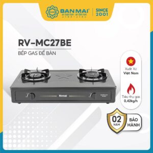 Bếp gas Rinnai RV-MC27BE chính hãng