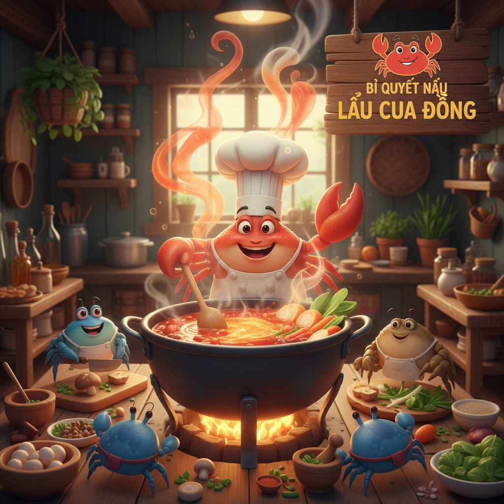 Bí Quyết Nấu Lẩu Cua Đồng Ngon Chuẩn Vị Như Đầu Bếp Chuyên Nghiệp