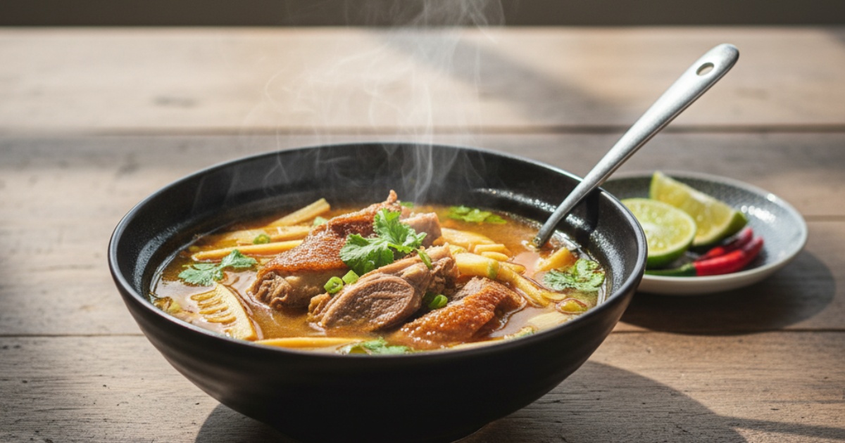 cách nấu canh vịt nấu măng