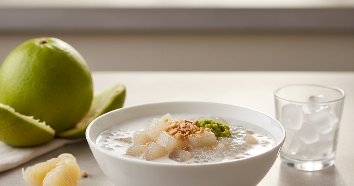 cách nấu chè bưởi