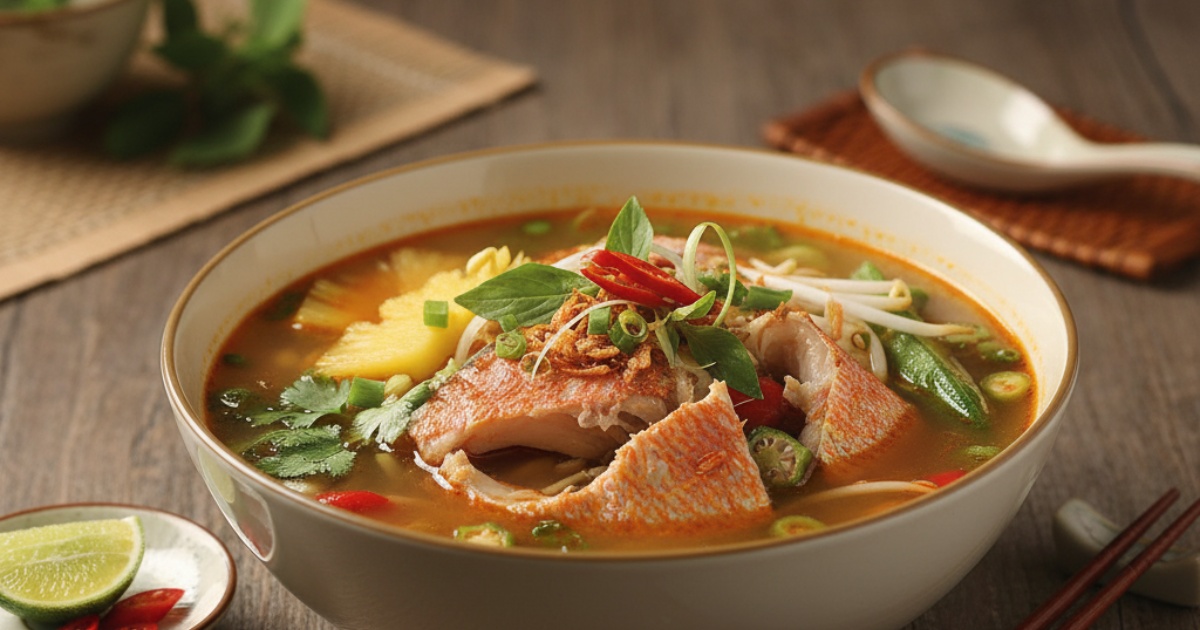 canh chua cá diêu hồng