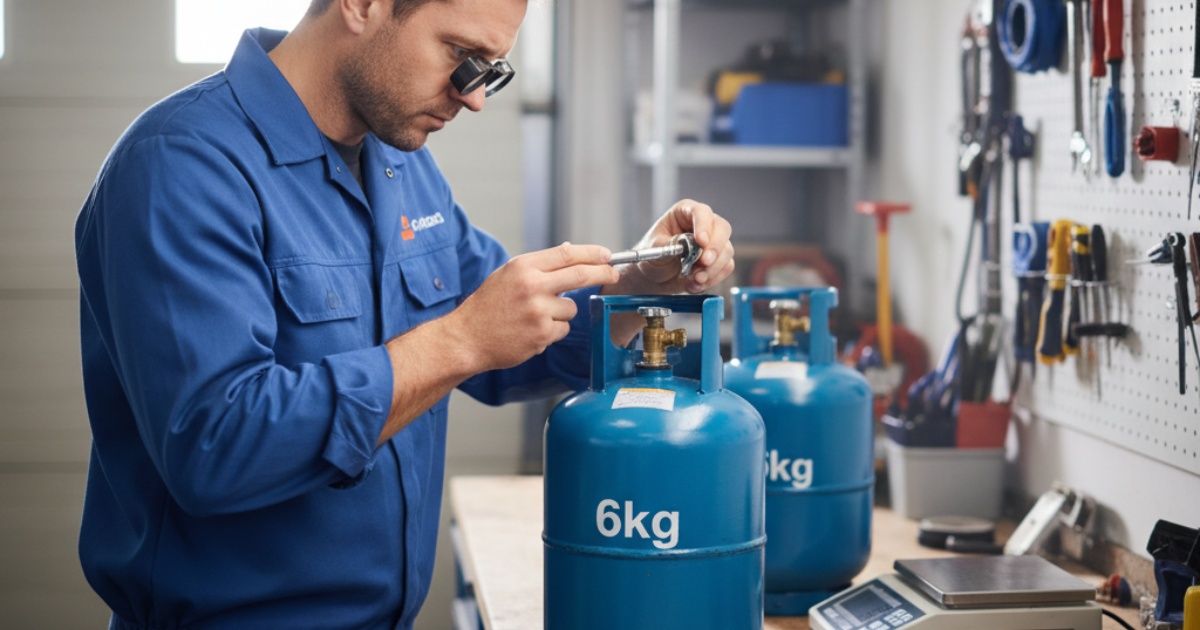 Cách kiểm tra để mua được bình gas 6kg chất lượng