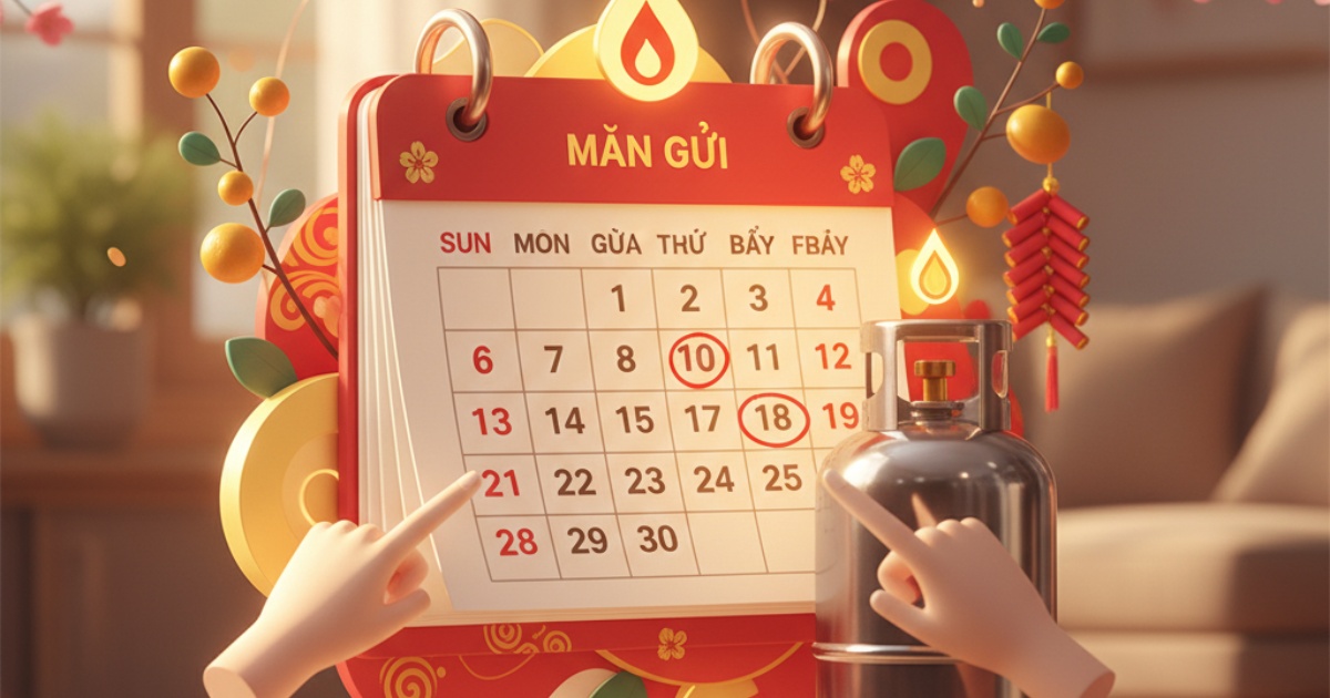 Hướng dẫn đặt lịch giao gas suốt tết để chủ động hơn