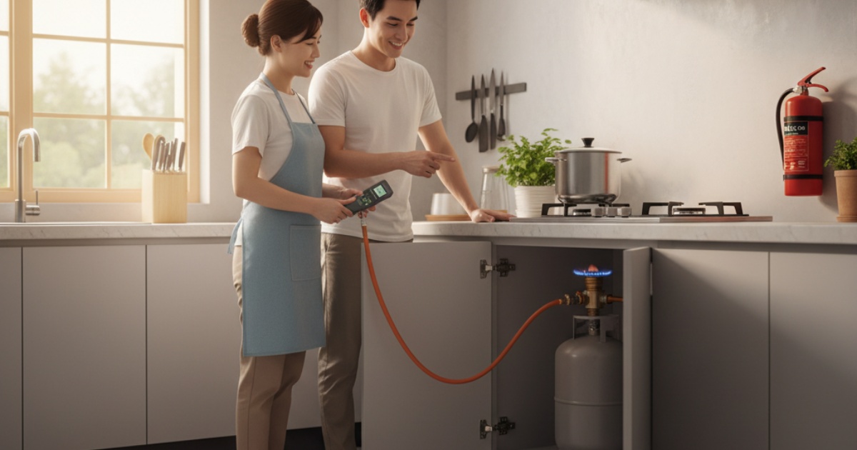 cách sử dụng gas an toàn