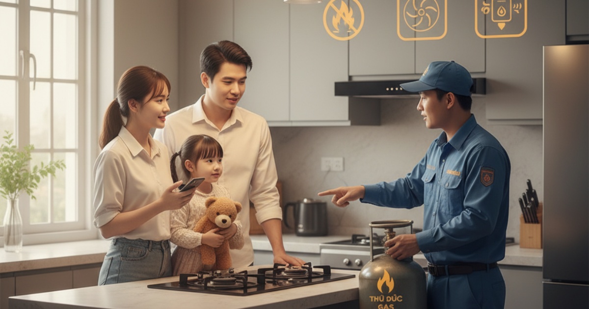 Lưu ý quan trọng khi đổi gas Thủ Đức và sử dụng an toàn