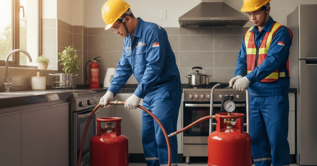 Quy trình đổi gas Bình Thạnh chuyên nghiệp và an toàn
